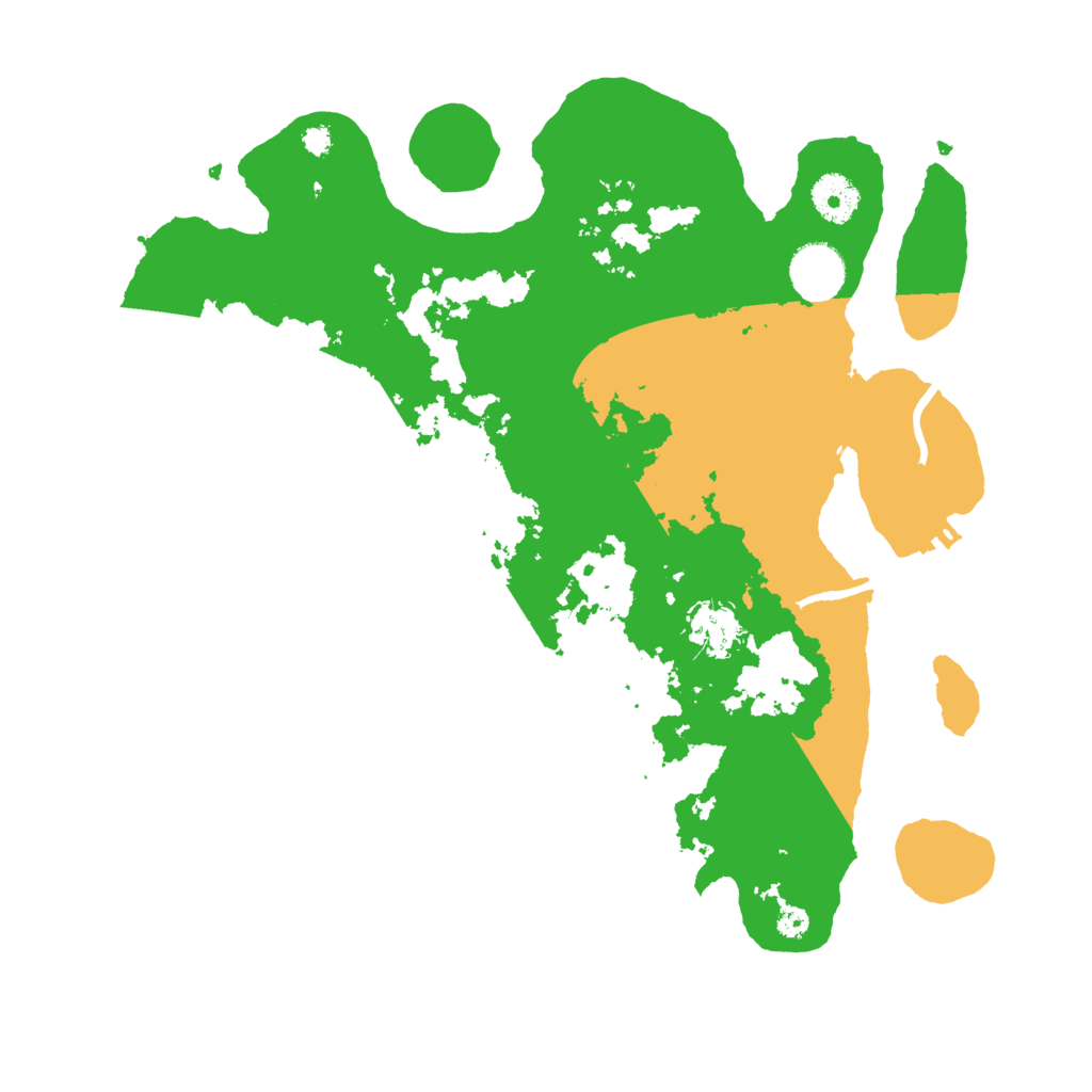 Biome Rust Map: Procedural Map, Size: 3500, Seed: 977144920