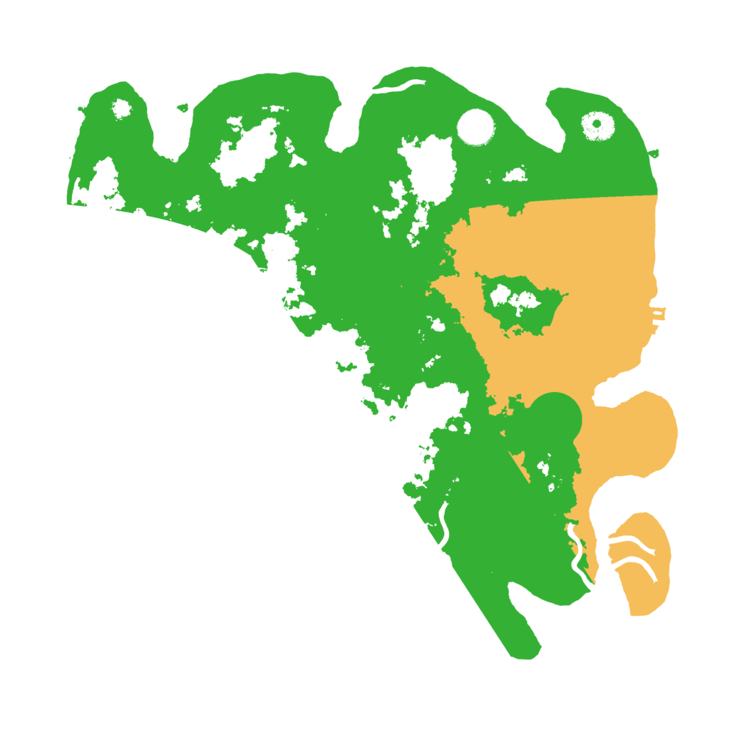 Biome Rust Map: Procedural Map, Size: 3500, Seed: 1452971260