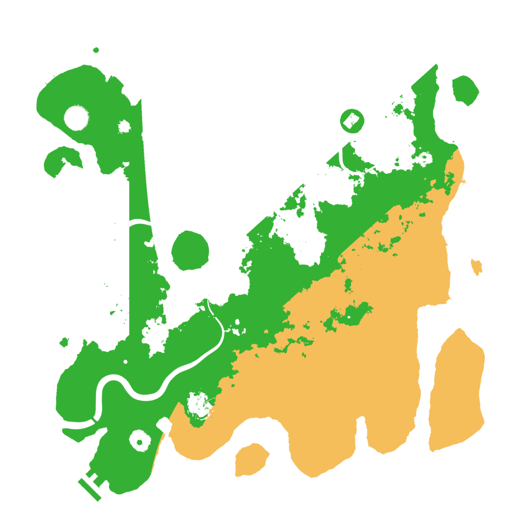 Biome Rust Map: Procedural Map, Size: 3700, Seed: 790718025