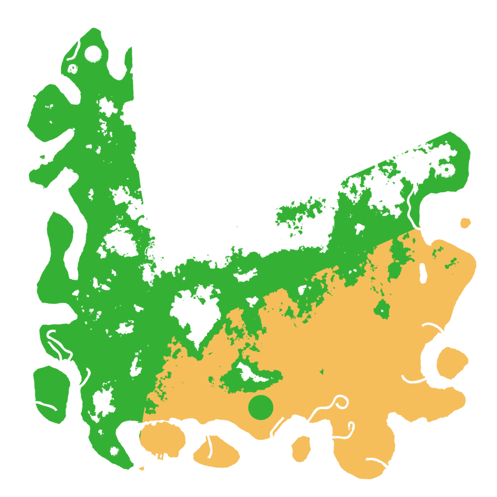 Biome Rust Map: Procedural Map, Size: 5250, Seed: 1234794659