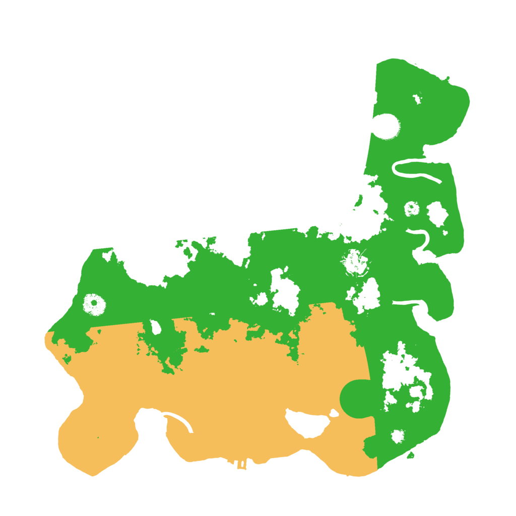 Biome Rust Map: Procedural Map, Size: 3500, Seed: 34527039