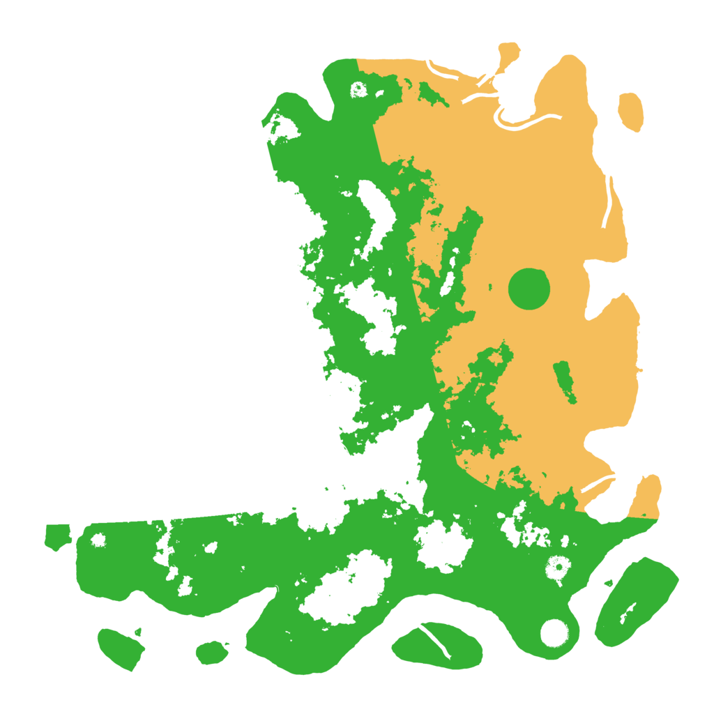 Biome Rust Map: Procedural Map, Size: 4500, Seed: 764466