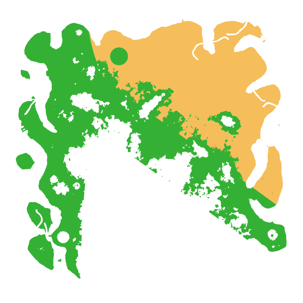 Biome Rust Map: Procedural Map, Size: 4500, Seed: 125475101