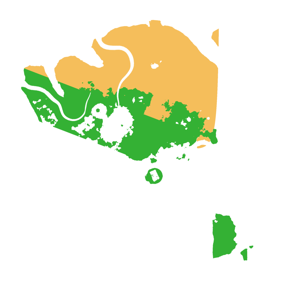Biome Rust Map: Procedural Map, Size: 3000, Seed: 92299