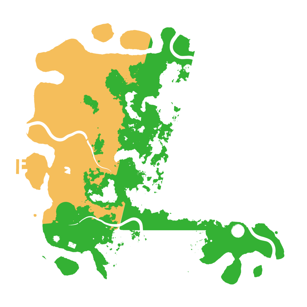Biome Rust Map: Procedural Map, Size: 4200, Seed: 12020596