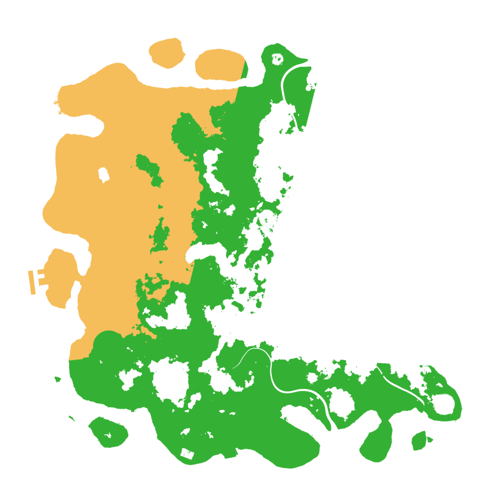 Biome Rust Map: Procedural Map, Size: 4200, Seed: 12020596