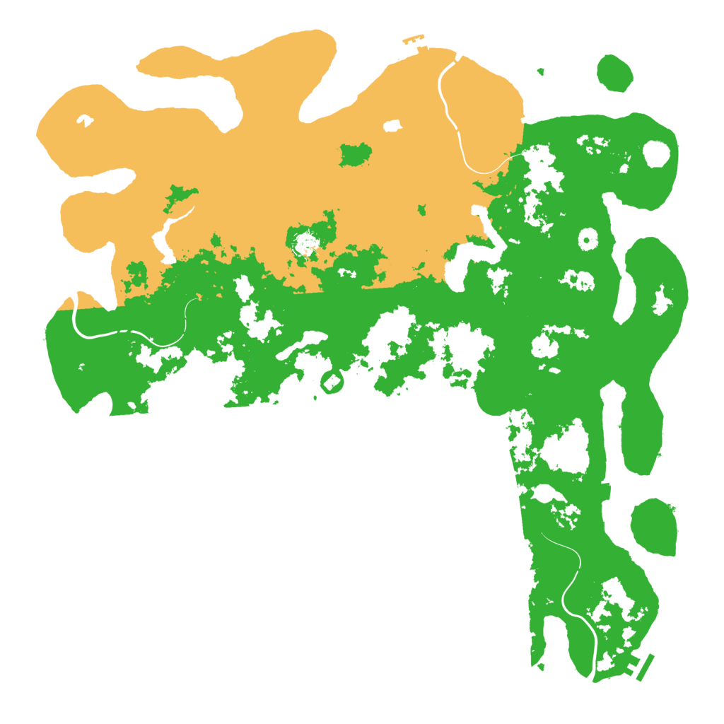 Biome Rust Map: Procedural Map, Size: 5000, Seed: 949142274