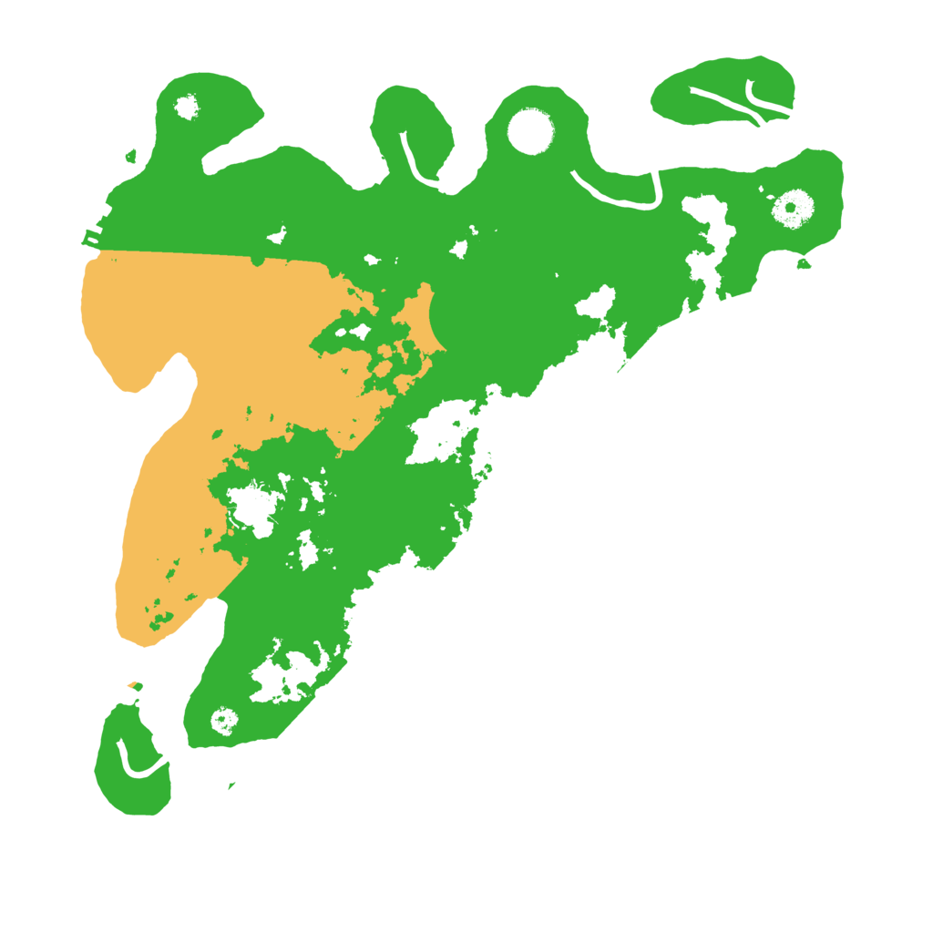 Biome Rust Map: Procedural Map, Size: 3600, Seed: 564328