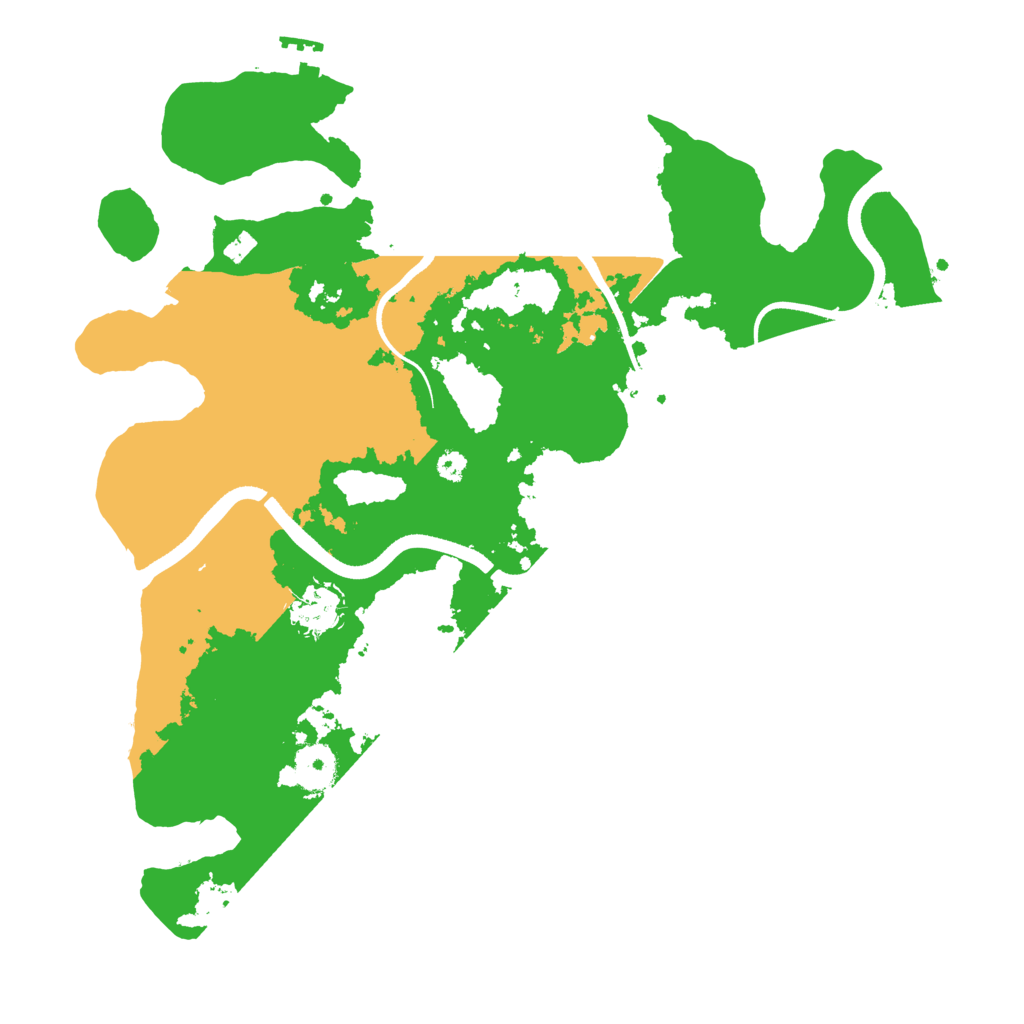 Biome Rust Map: Procedural Map, Size: 3500, Seed: 47556053
