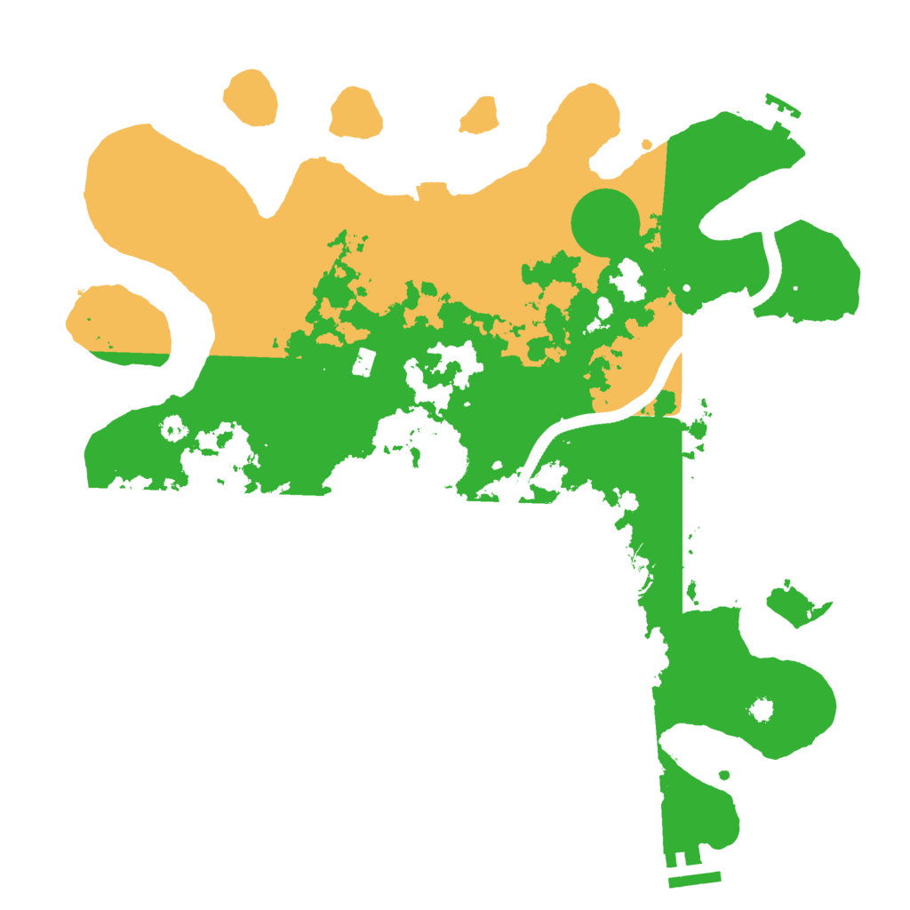 Biome Rust Map: Procedural Map, Size: 3500, Seed: 79011770