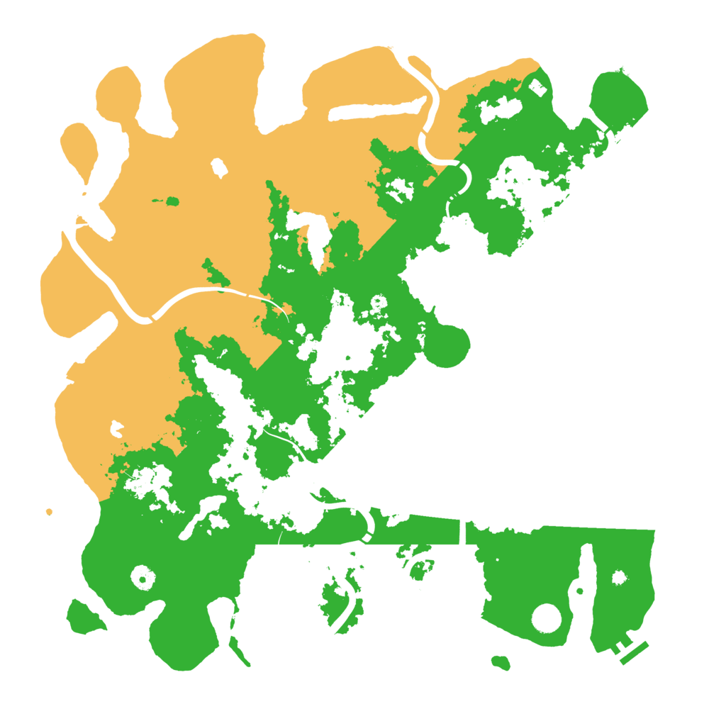 Biome Rust Map: Procedural Map, Size: 4500, Seed: 696642997