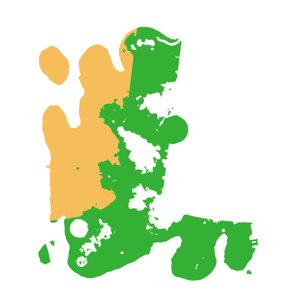 Biome Rust Map: Procedural Map, Size: 3000, Seed: 11712