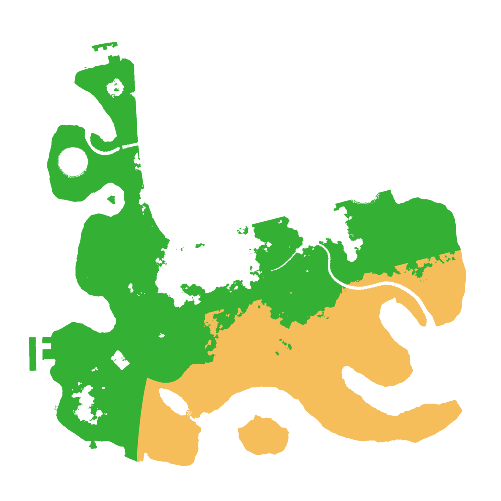 Biome Rust Map: Procedural Map, Size: 3000, Seed: 14100