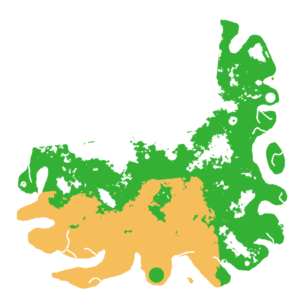 Biome Rust Map: Procedural Map, Size: 5250, Seed: 22