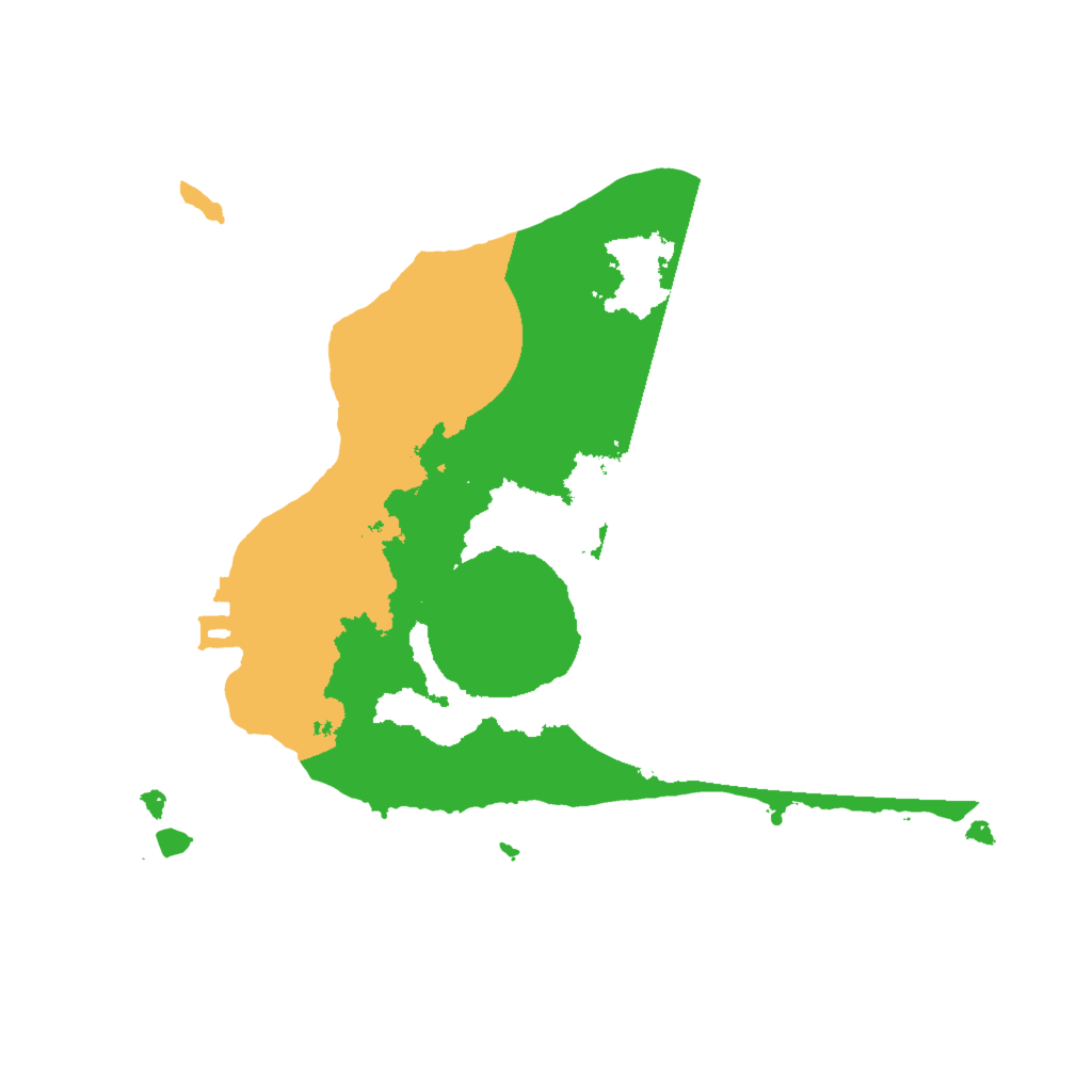 Biome Rust Map: Procedural Map, Size: 2000, Seed: 97642568