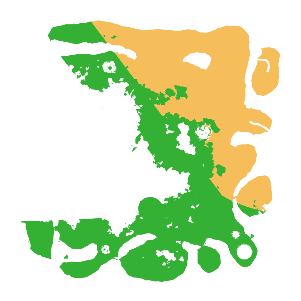 Biome Rust Map: Procedural Map, Size: 3500, Seed: 696259460