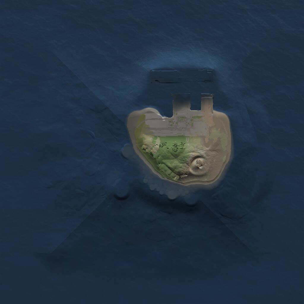 Rust Map: Procedural Map, Size: 1000, Seed: 486190629, 2 Monuments