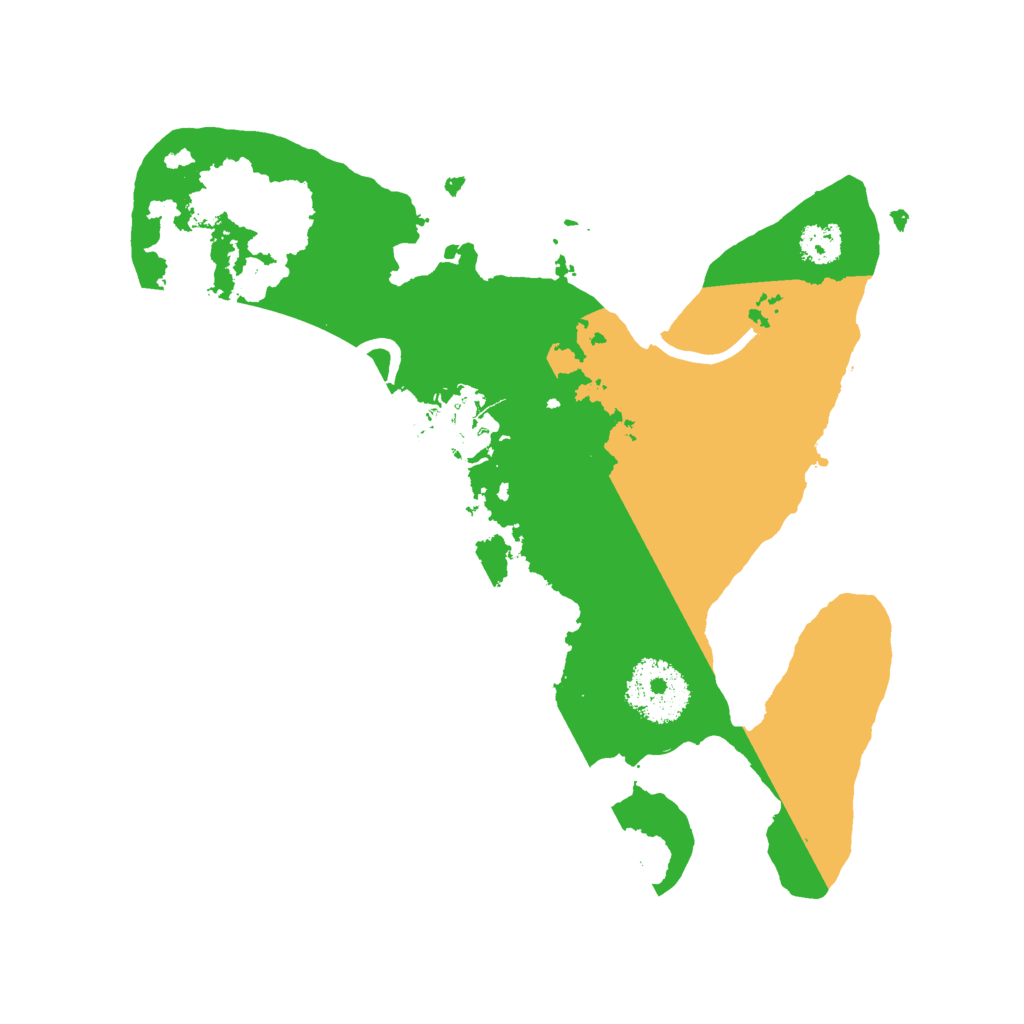 Biome Rust Map: Procedural Map, Size: 2500, Seed: 87421879