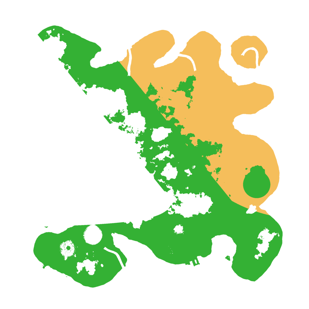 Biome Rust Map: Procedural Map, Size: 3000, Seed: 962066778