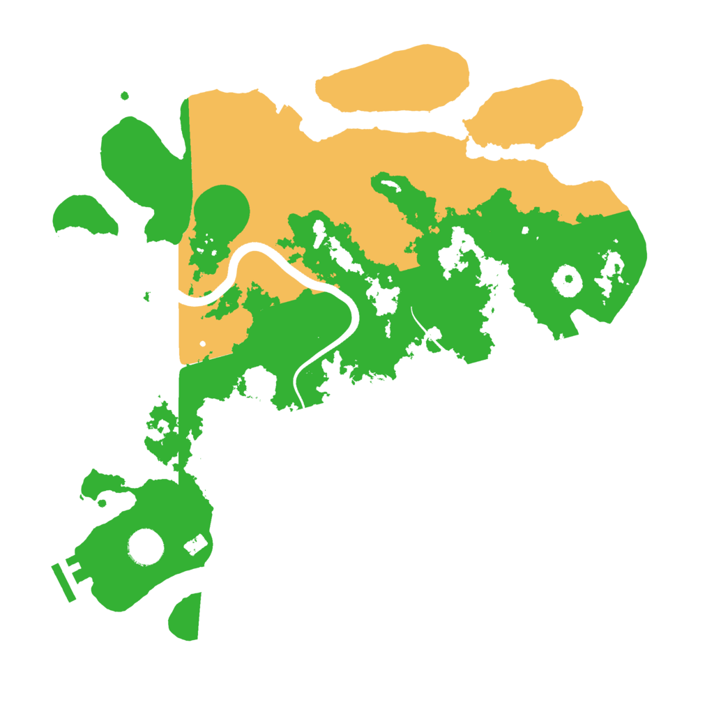 Biome Rust Map: Procedural Map, Size: 3550, Seed: 450280