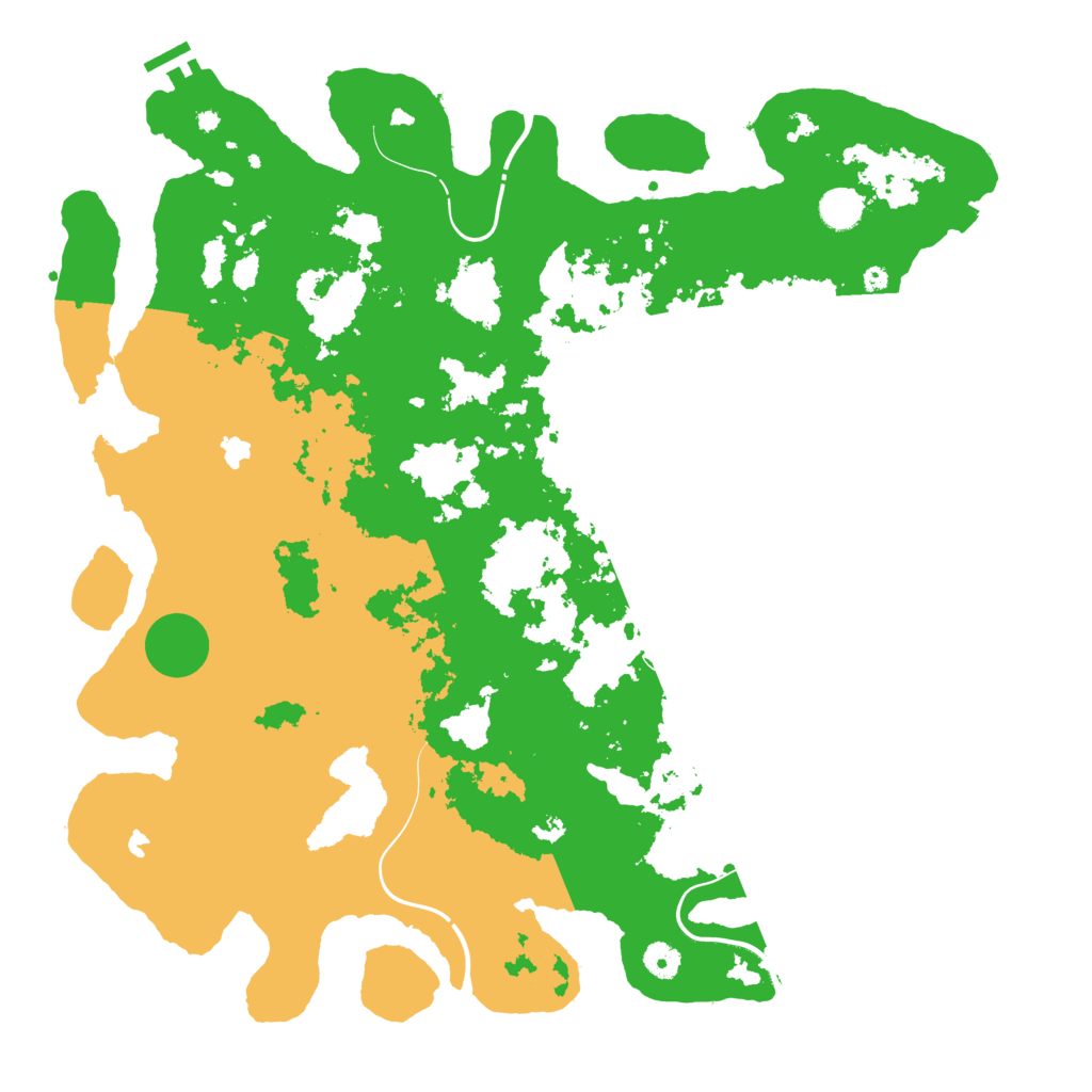 Biome Rust Map: Procedural Map, Size: 4500, Seed: 1232383944