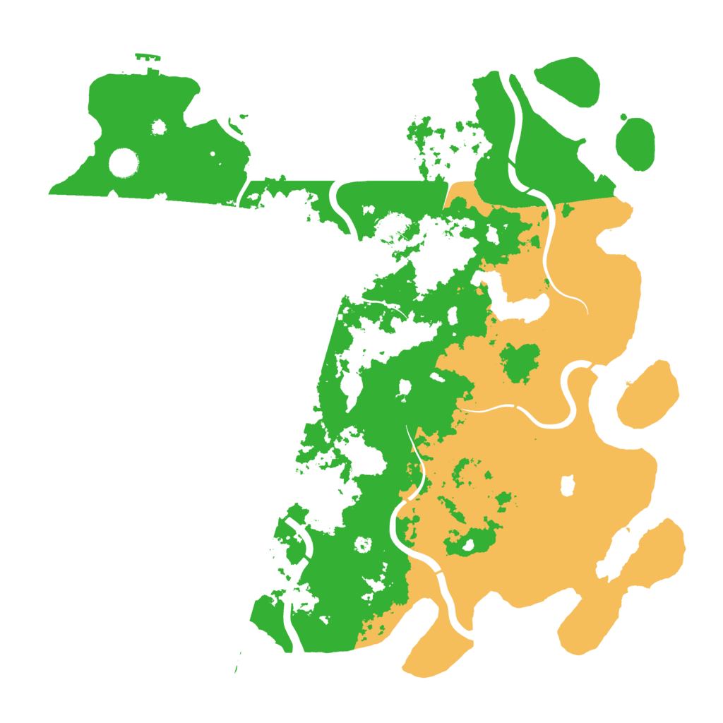 Biome Rust Map: Procedural Map, Size: 4300, Seed: 65542