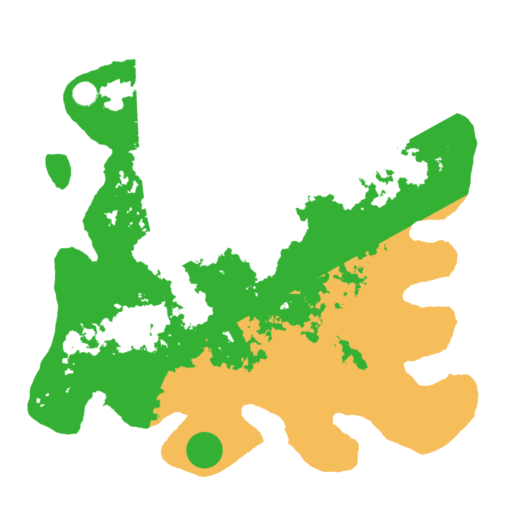 Biome Rust Map: Barren, Size: 3700, Seed: 316725818