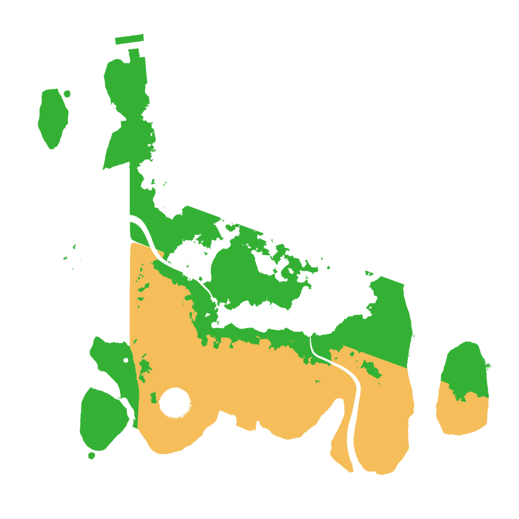 Biome Rust Map: Procedural Map, Size: 3000, Seed: 57876