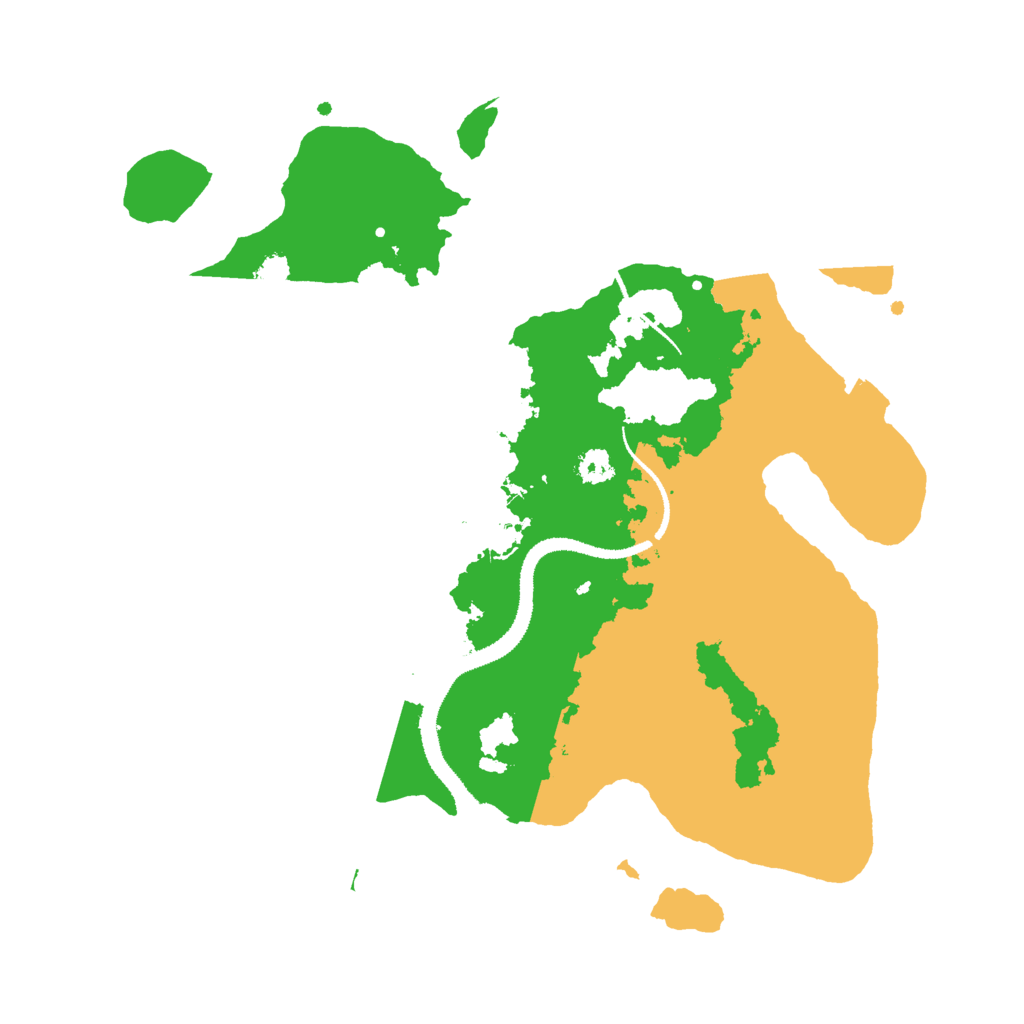 Biome Rust Map: Procedural Map, Size: 3000, Seed: 26980
