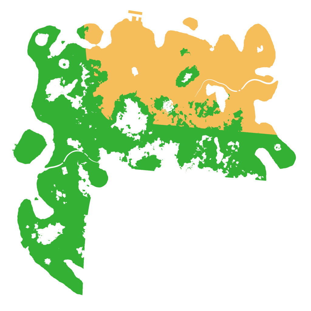 Biome Rust Map: Procedural Map, Size: 4500, Seed: 1996003303