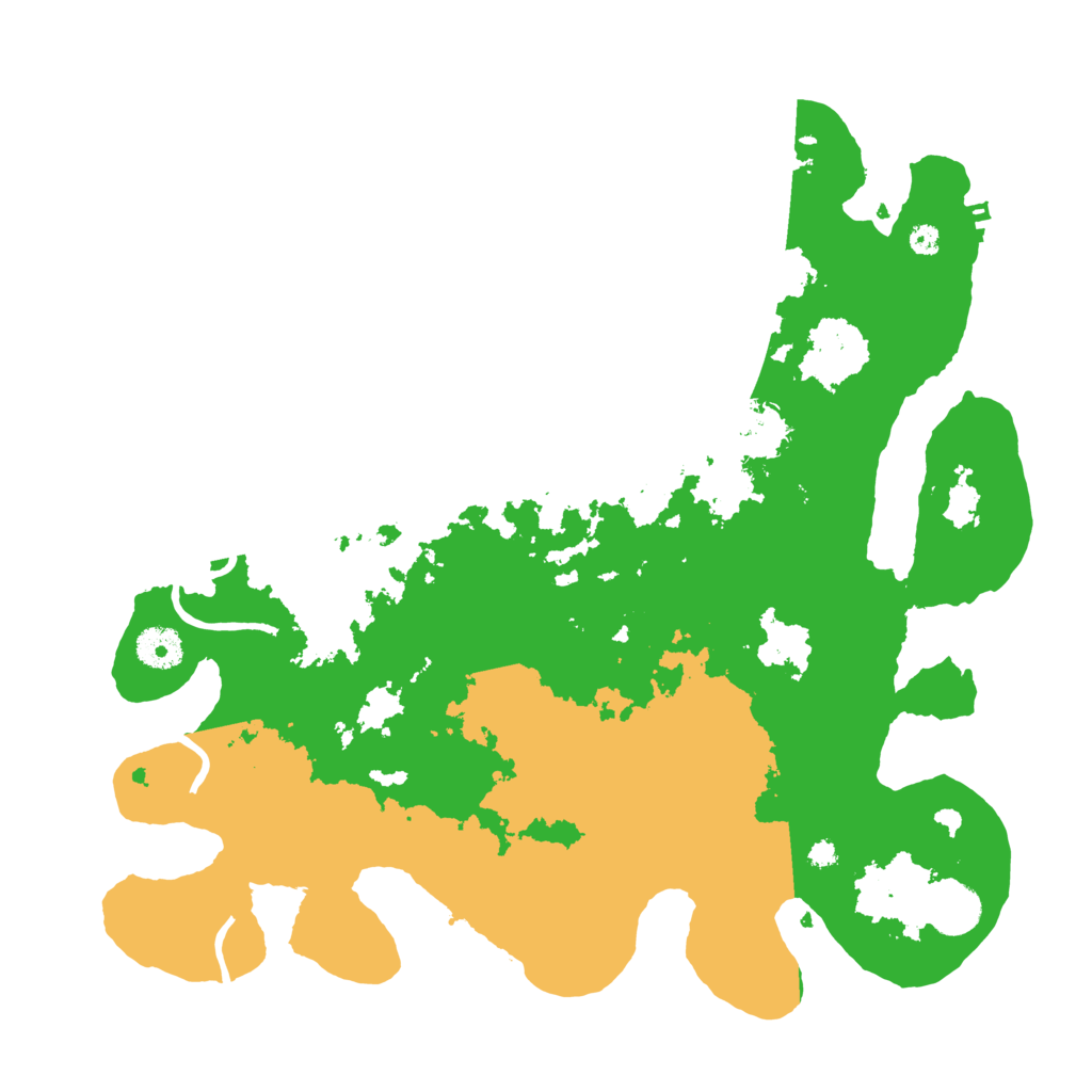 Biome Rust Map: Procedural Map, Size: 3700, Seed: 745781523