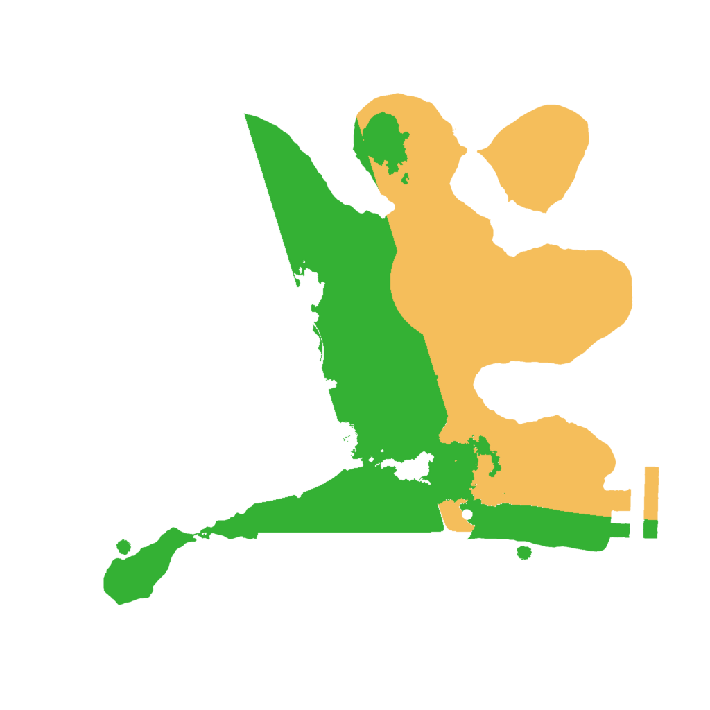 Biome Rust Map: Procedural Map, Size: 2000, Seed: 37239