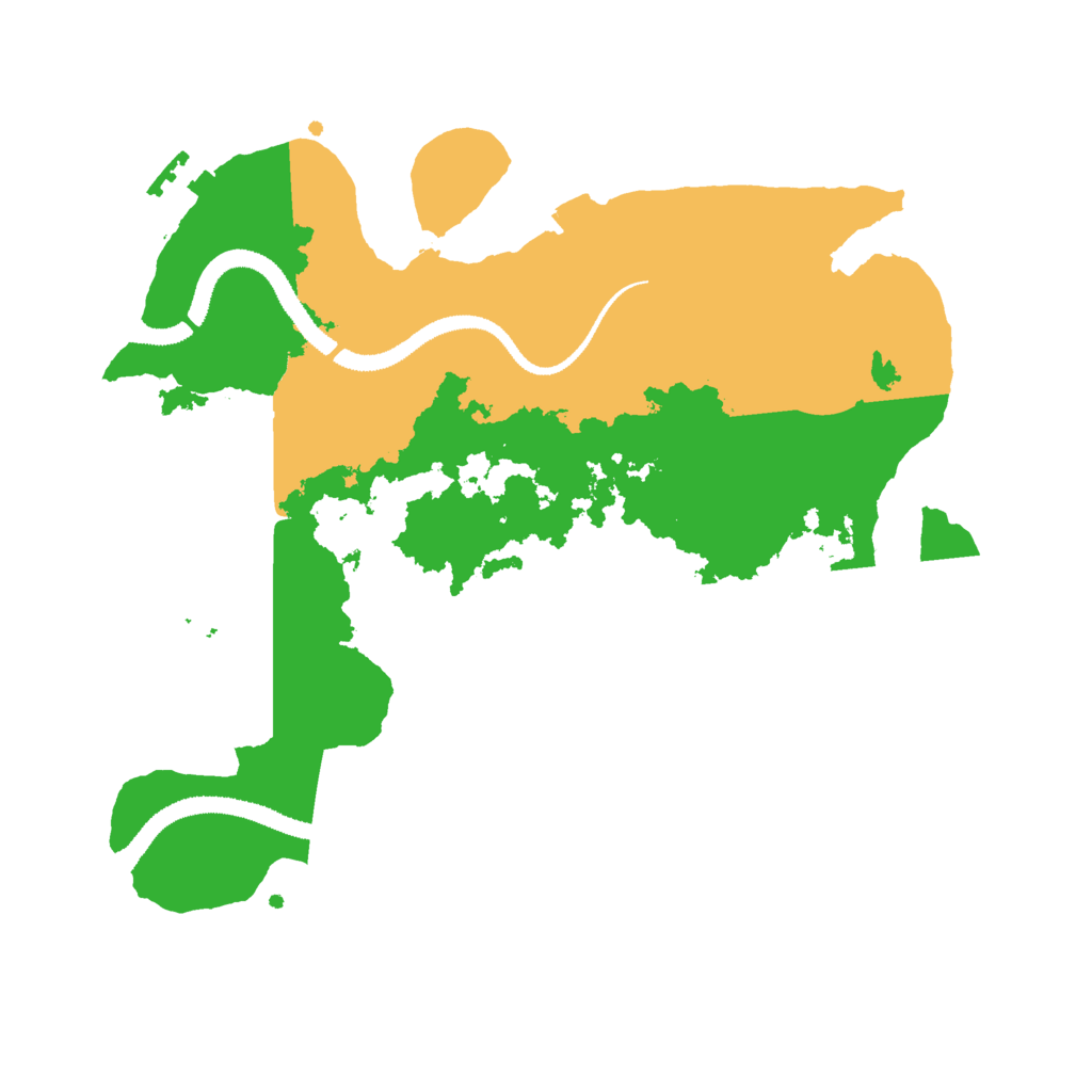 Biome Rust Map: Procedural Map, Size: 3000, Seed: 5212021