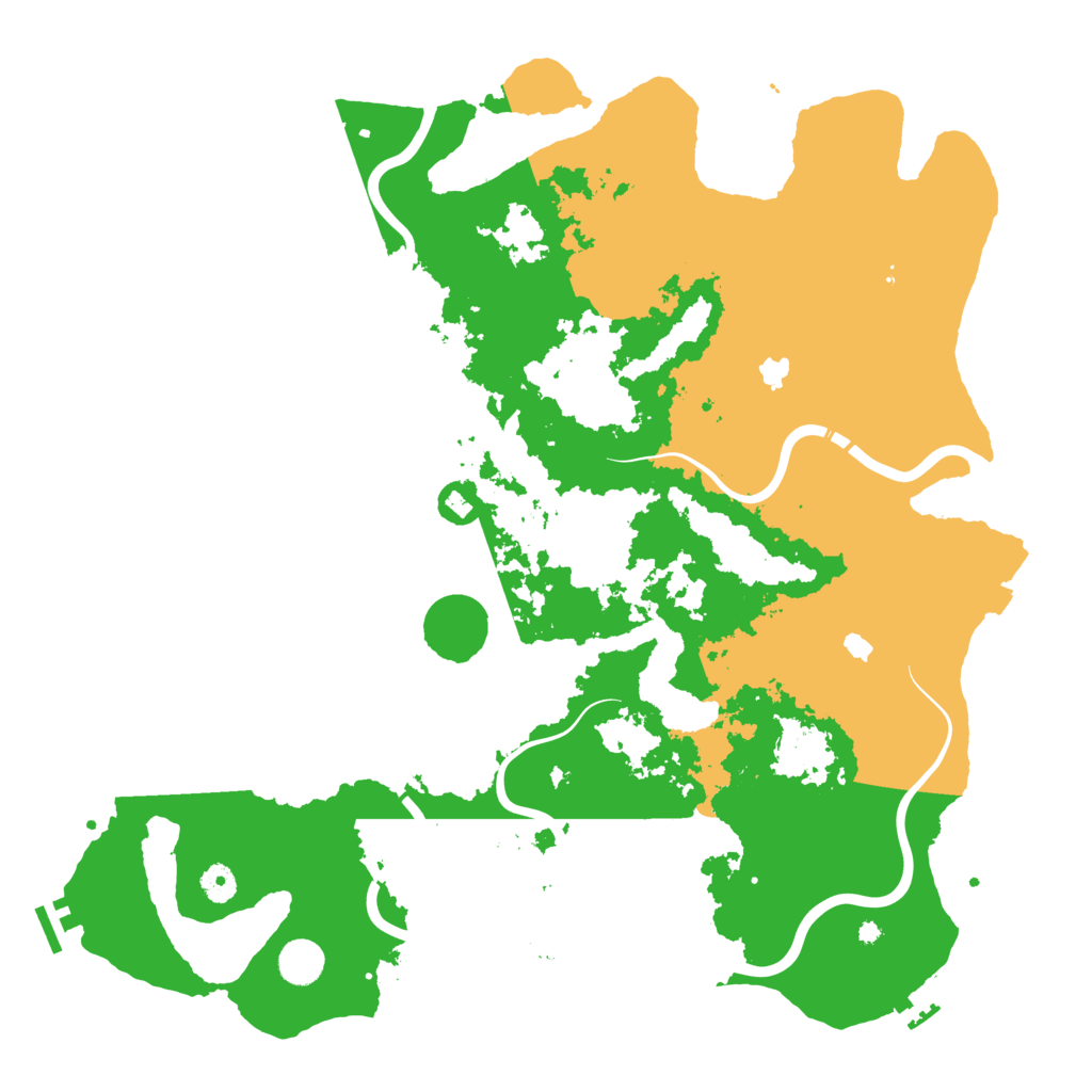 Biome Rust Map: Procedural Map, Size: 4500, Seed: 82001
