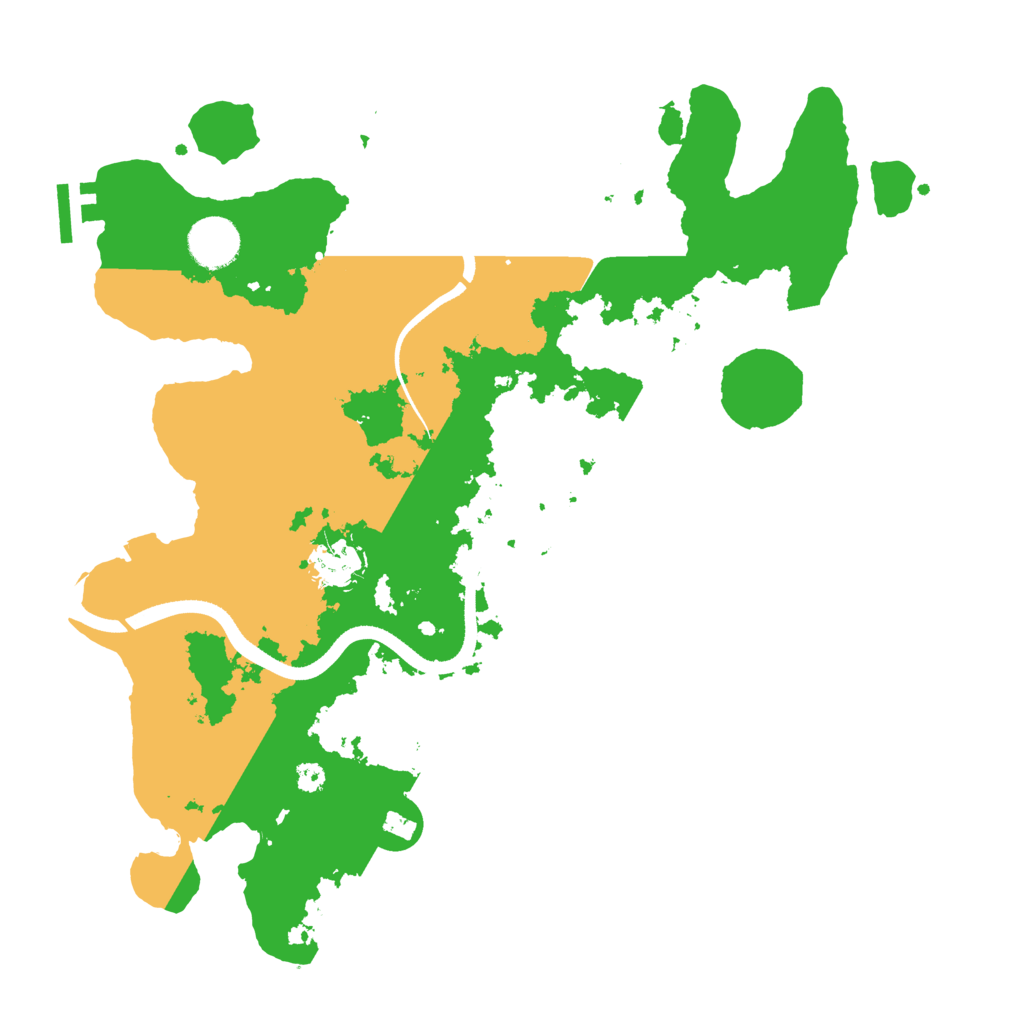 Biome Rust Map: Procedural Map, Size: 3500, Seed: 1116311268