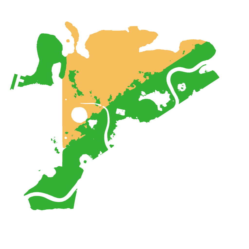 Biome Rust Map: Procedural Map, Size: 3000, Seed: 1832558911