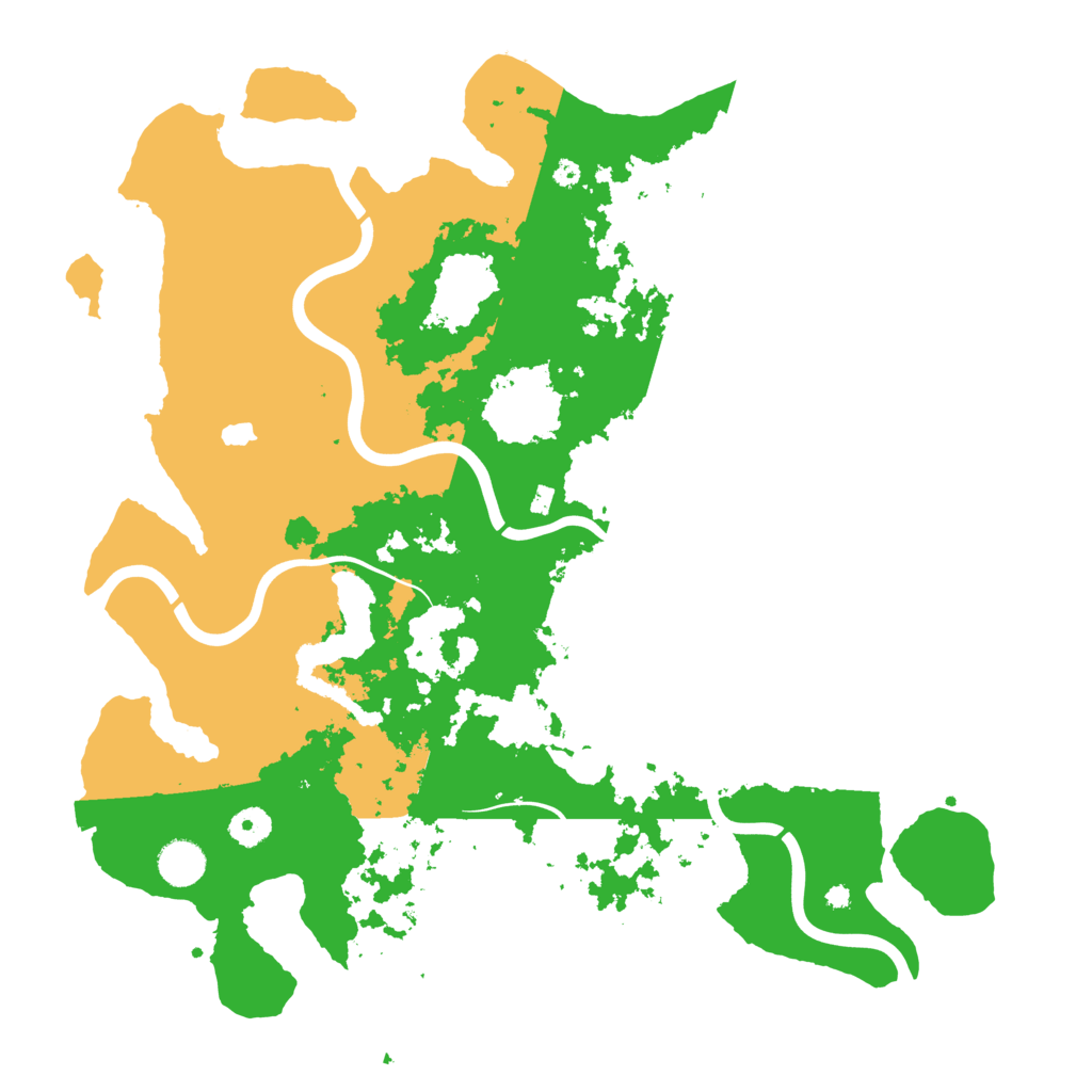 Biome Rust Map: Procedural Map, Size: 4100, Seed: 1574
