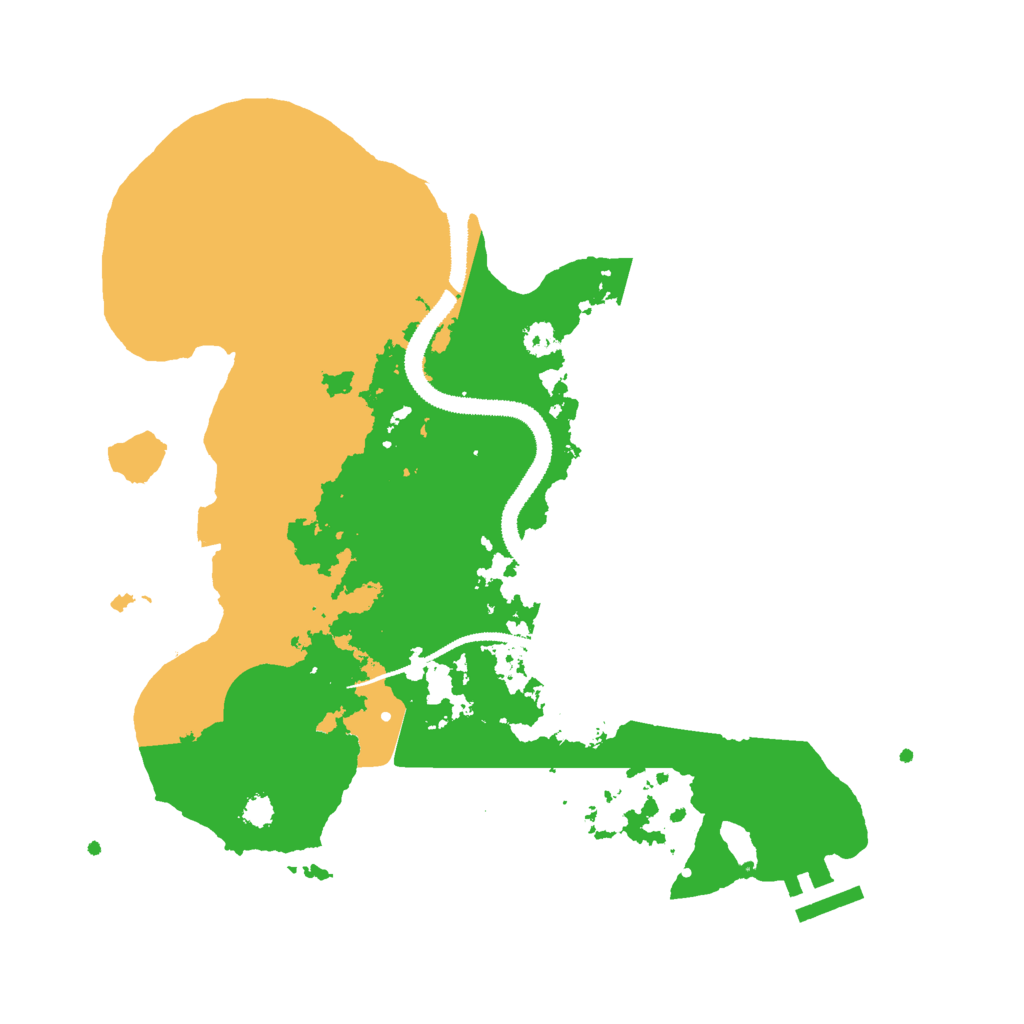 Biome Rust Map: Procedural Map, Size: 3000, Seed: 97642568