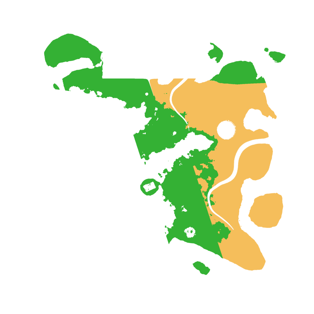 Biome Rust Map: Procedural Map, Size: 3000, Seed: 1960904002