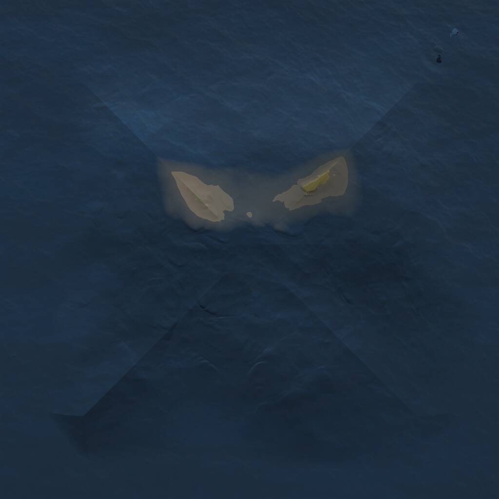 Rust Map: Procedural Map, Size: 1000, Seed: 69135235, 1 Monuments