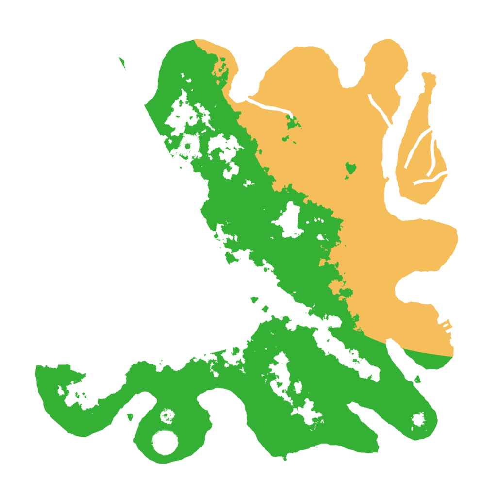 Biome Rust Map: Procedural Map, Size: 3500, Seed: 18720859