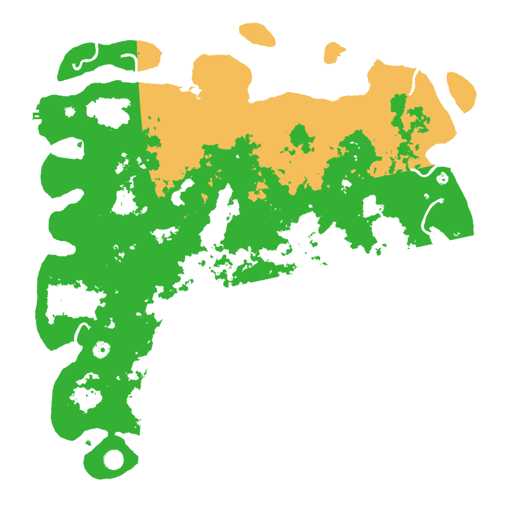 Biome Rust Map: Procedural Map, Size: 4500, Seed: 601040439