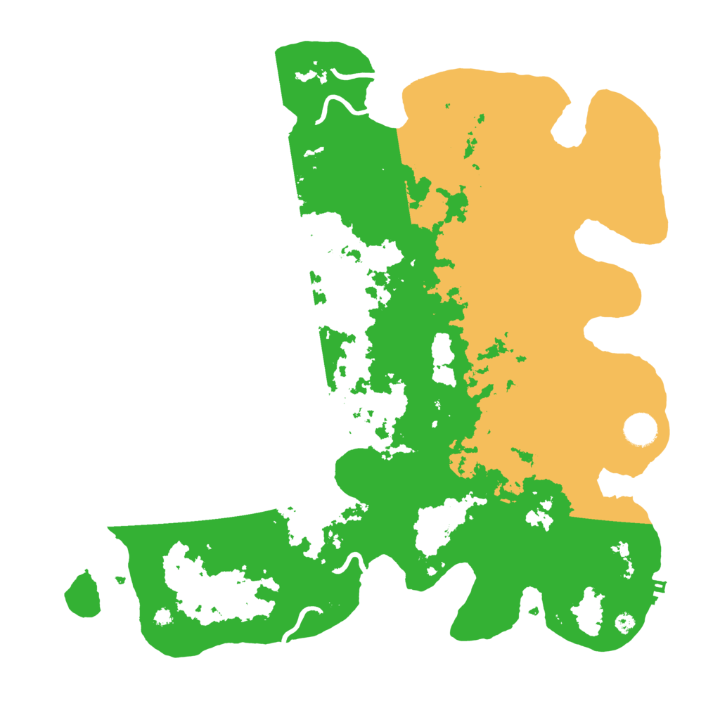 Biome Rust Map: Procedural Map, Size: 3800, Seed: 200399057