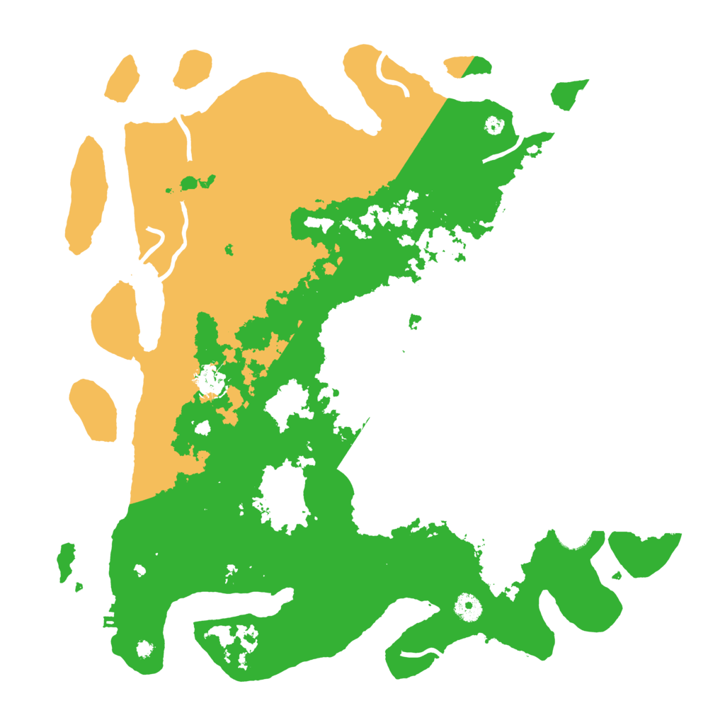 Biome Rust Map: Procedural Map, Size: 4000, Seed: 1254