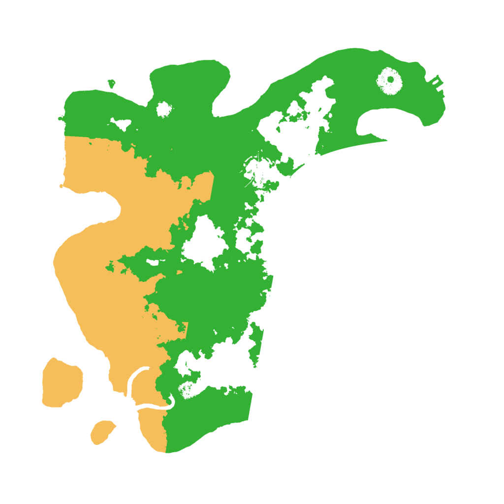 Biome Rust Map: Procedural Map, Size: 3000, Seed: 984465036