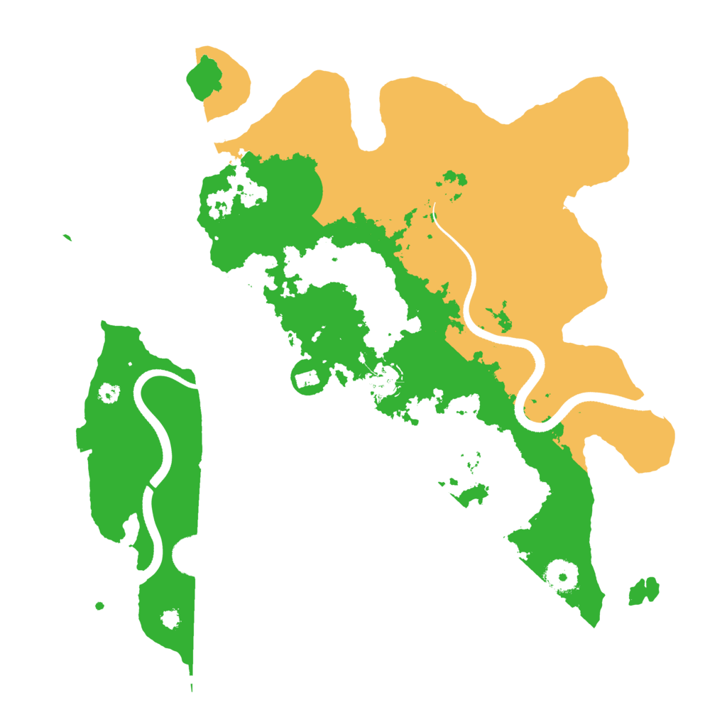Biome Rust Map: Procedural Map, Size: 3500, Seed: 1473