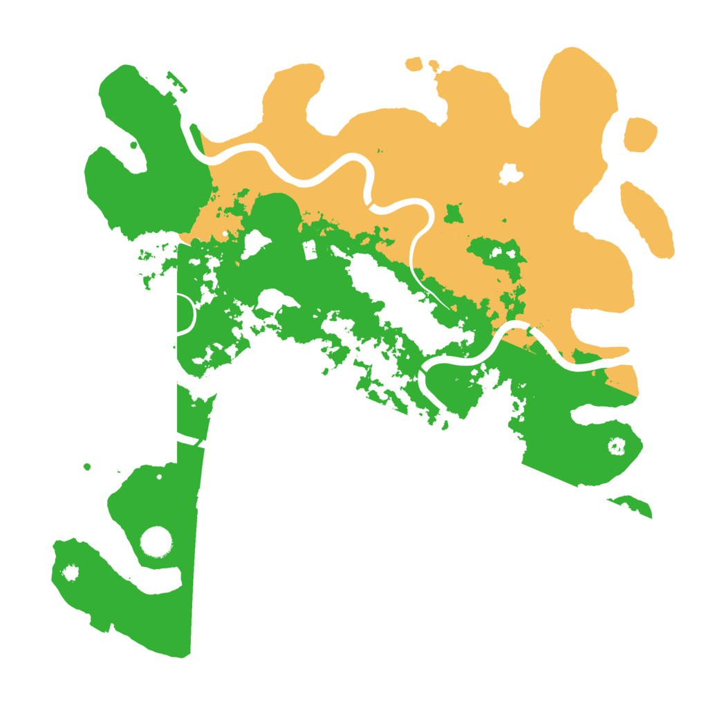 Biome Rust Map: Procedural Map, Size: 4000, Seed: 195485