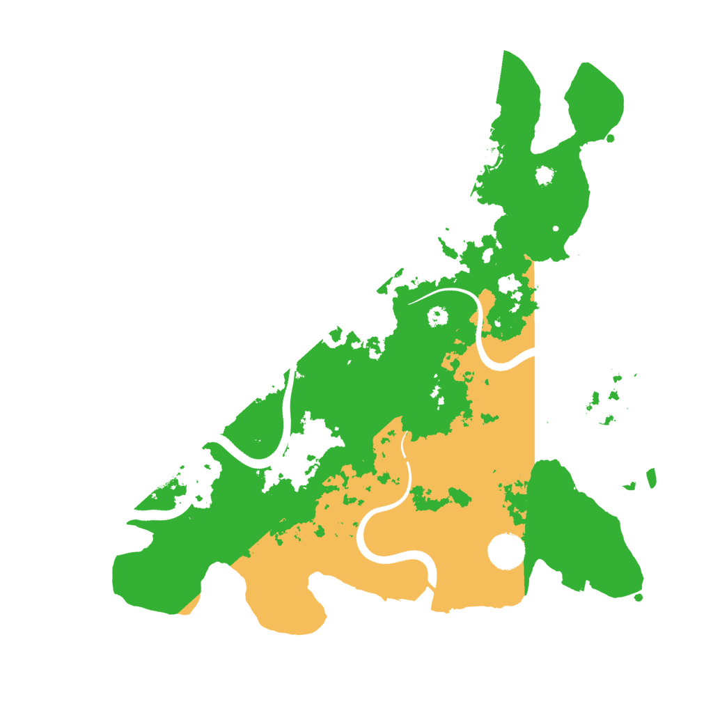 Biome Rust Map: Procedural Map, Size: 3500, Seed: 41321