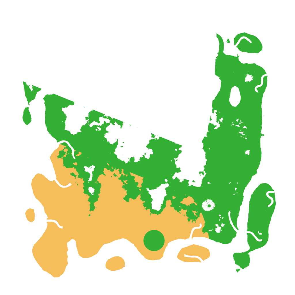 Biome Rust Map: Procedural Map, Size: 3700, Seed: 1442596730