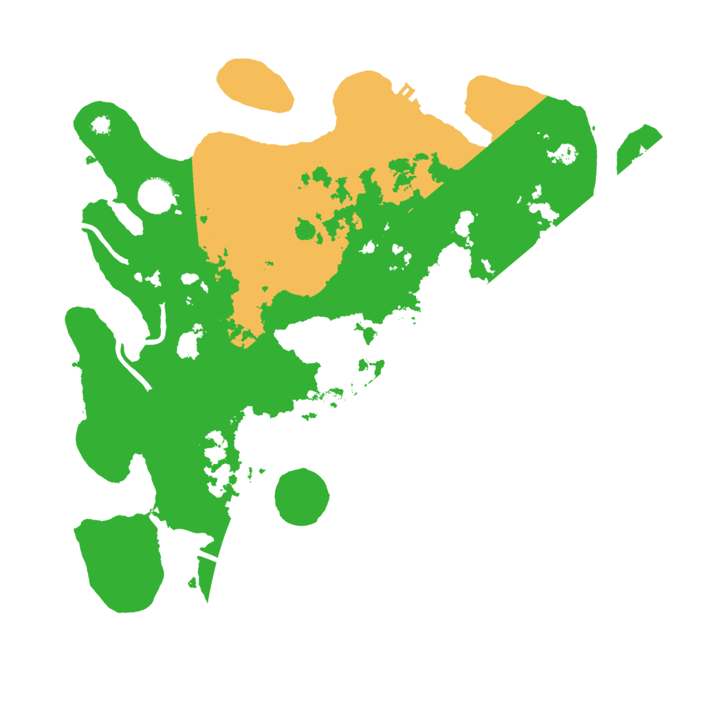 Biome Rust Map: Procedural Map, Size: 3500, Seed: 181000